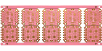 Pink Solder Mask PCB