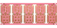 Rose soudure PCB masque