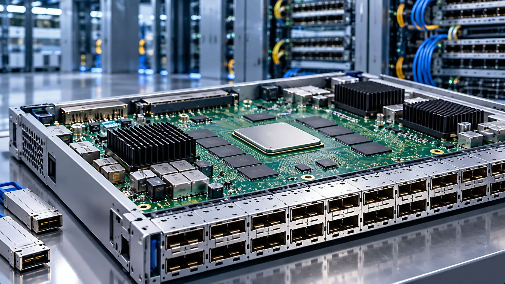 Fabricação de PCBs 800G para equipamentos de rede